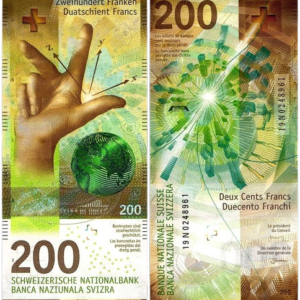 Buy Counterfeit Swiss Franc 200 Franc Note 3000Franc worth