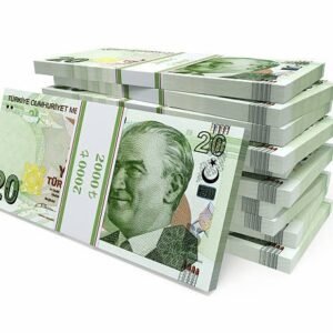 Buy Counterfeit Turkish Lira 20 Note ₺60000 worth