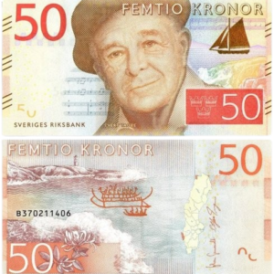 Buy Counterfeit Swedish Krona 50 Kronor Note 26000 kronor worth