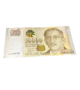 Buy Counterfeit Singapore 10000 Note $20000 worth