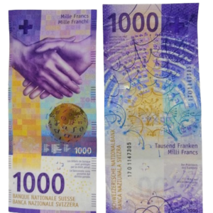 Buy Counterfeit Swiss Franc 1000 Franc Note Franc 3000Franc worth
