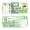 Buy Counterfeit Swedish Krona 200 Kronor Note 26000 kronor worth
