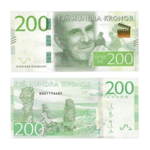 Buy Counterfeit Swedish Krona 200 Kronor Note 26000 kronor worth