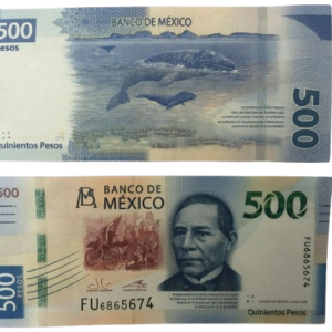 Buy Counterfeit Mexican 500 pesos note 36000 pesos worth