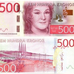 Buy Counterfeit Swedish Krona 500 Kronor Note 26000 kronor worth
